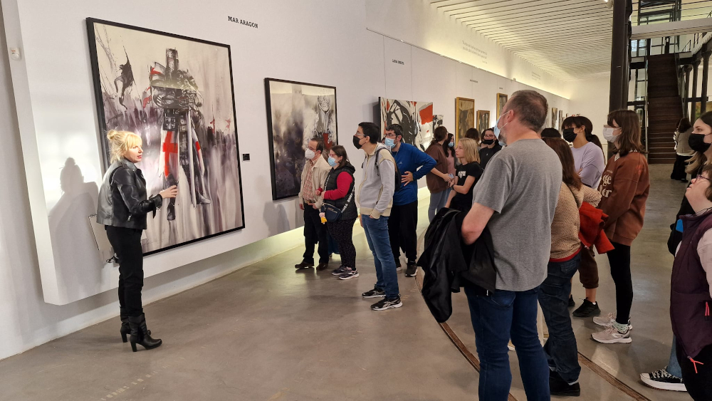 La exposición de arte contemporáneo ‘Templarios’ se amplía hasta el 27 de mayo en la Fábrica del Pilar